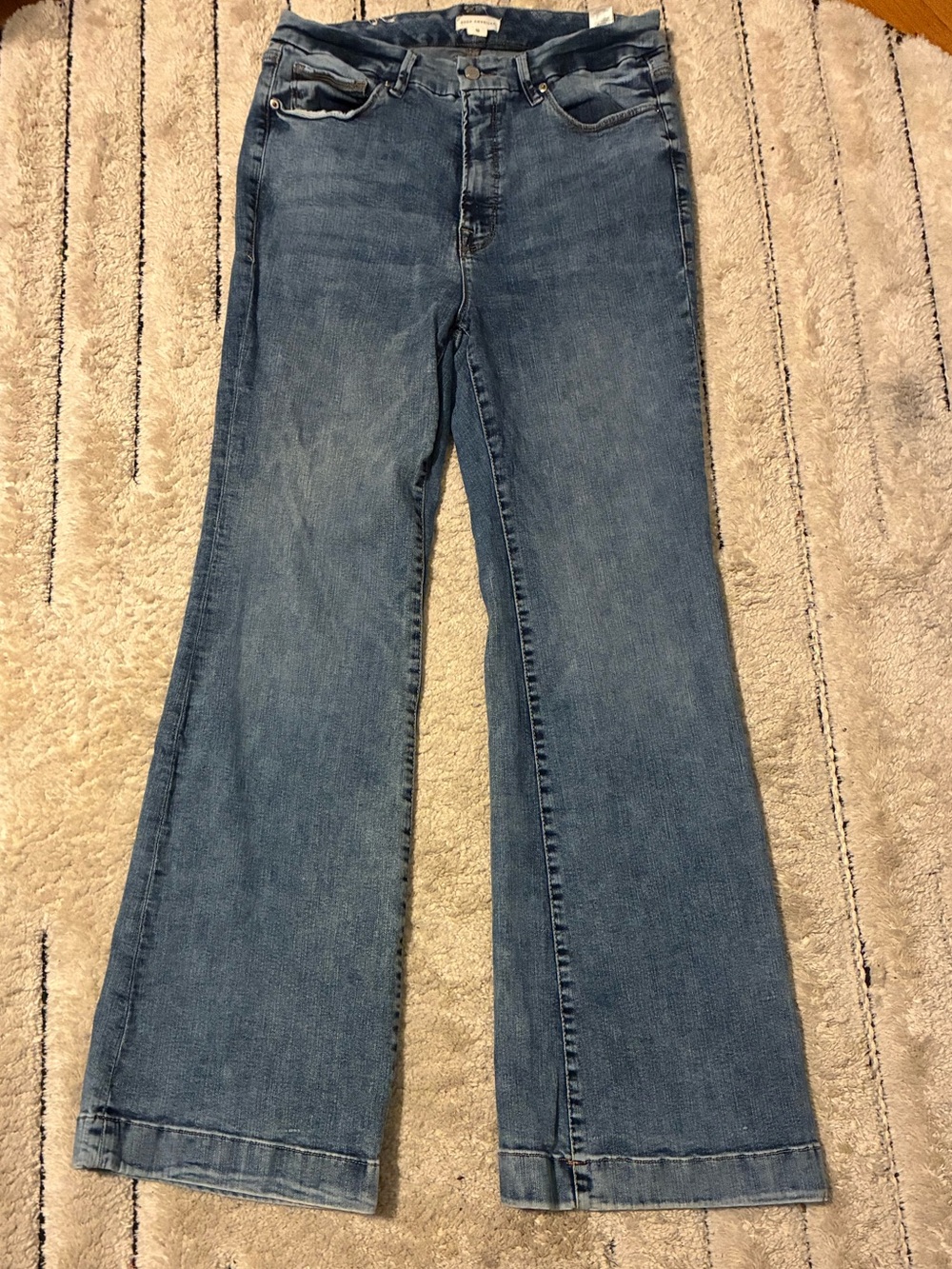 Good American Good Legs High Rise Flare Jeans